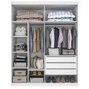 Ver imagem 2 de Guarda Roupa Búzios 2 Pts com Espelho Mdf - Móveis Valverde