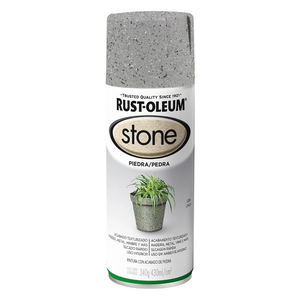 Tinta Spray Efeito Pedra Stone Cor Cinza Rust Oleum