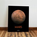 Ver imagem 5 de Kit 3 Quadro Decorativo Planetas Marte Lua Galáxia Quarto 28x20cm