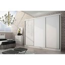Ver imagem 3 de Guarda Roupa Casal 3 Portas de Correr e 8 Gavetas Sollo/logan Cumaru/fendi 25 - Novo Horizonte