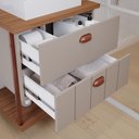Ver imagem 2 de Gabinete de Banheiro Uni com Cuba e Espelheira 60cm Cappuccino/freijo - Mgm