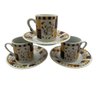 Kit com 6 Xícaras Vintage para Café de Porcelana - Coffee - 1