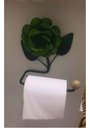 Ver mais imagens de Kit 3 Peças para Banheiro com Flores em Ferro:verde