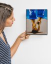Ver imagem 3 de Quadro Decorativo em Acrílico Pintado a Mão de Pequeno Tamanho para Ambientes Diverso