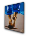Ver imagem 7 de Quadro Decorativo em Acrílico Pintado a Mão de Pequeno Tamanho para Ambientes Diverso