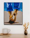Ver imagem 1 de Quadro Decorativo em Acrílico Pintado a Mão de Pequeno Tamanho para Ambientes Diverso