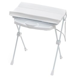 Kit Banheira Banho Bebê Galzerano Classic Branca 20L + Suporte com Trocador + Redutor + - 1