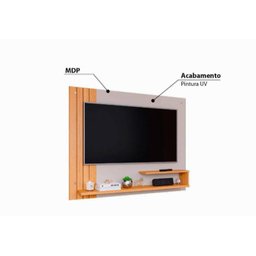 Painel Dunas para Tv de até 50 - Off White/natural - Bege Claro - 2