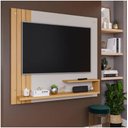 Ver imagem 4 de Painel Dunas para Tv de até 50 - Off White/natural - Bege Claro