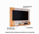 Ver imagem 3 de Painel Dunas para Tv de até 50 - Off White/natural - Bege Claro