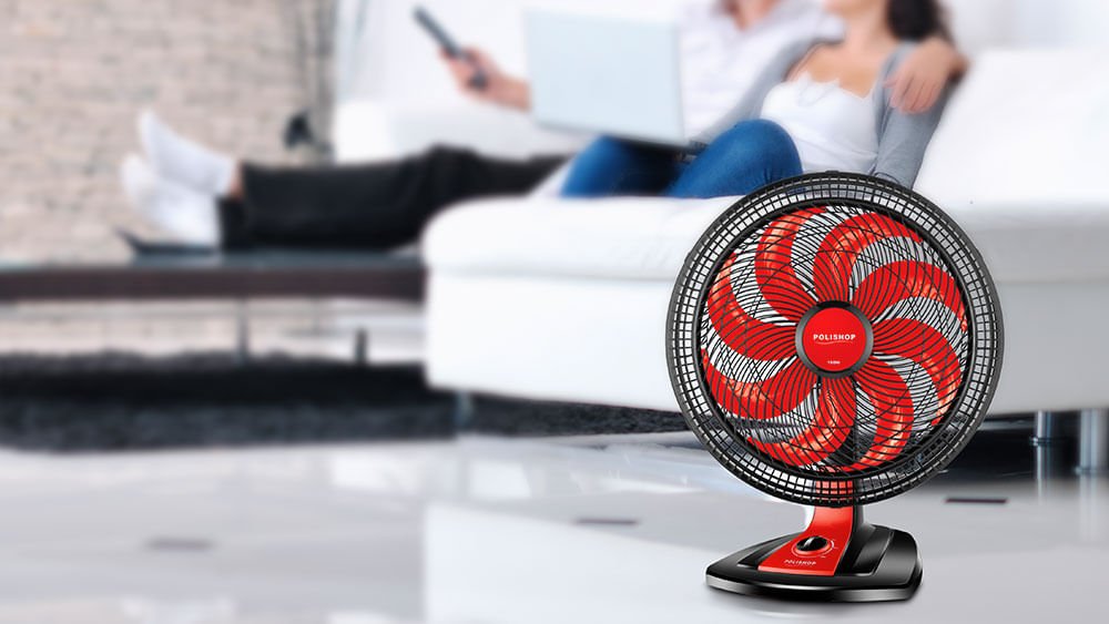 Ventilador de Mesa Polishop - New Ultra Wind Wide - 50Cm | 220V