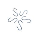 Ver imagem 1 de Gancho S Multiuso Prata Casa Apoio Pendurar 10und.