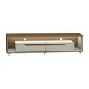Ver imagem 2 de Rack para TV até 65 Polegadas com LED e Rodízios MDF 175cm Marrom