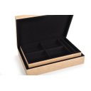 Ver imagem 1 de Porta Joia e Biju 1 Bandejas Flocado em Preto Josely Flocados