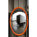 Ver imagem 1 de Espelho Convexo 45cm para Estacionamento Garagem Portaria:Laranja