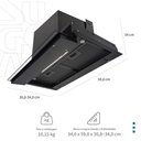 Ver imagem 5 de Coifa de Embutir Suggar Titanium Touch 60cm Vidro Preto LED 220V