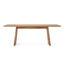 Ver imagem 3 de Mesa de Jantar Retangular de Madeira Panamera 240cm X 110cm Champagne