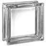 Tijolo Bloco de Vidro Transparente Textura 19x19x8 Tradestar Claro - 1