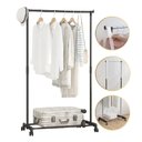 Ver imagem 4 de Cabideiro Arara Organizador Roupas Rodinhas Guarda Roupa