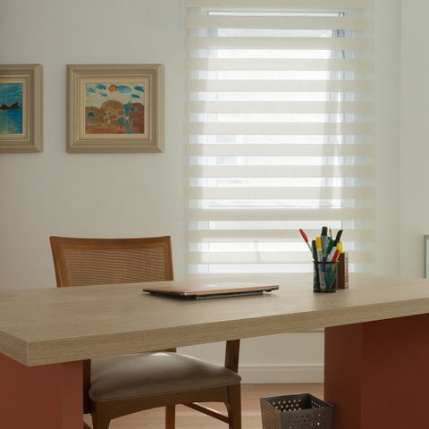 Persiana Double Vision Plus - ( Largura 60x Altura 60 Cm )