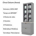Ver imagem 6 de Cozinha Modulada 7 Pecas 343 Cm Ce172 Americana Cinza Calcare Henn