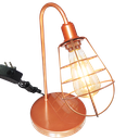 Ver imagem 1 de Abajur de Quarto Luminária Industrial Aramado Lampshape Cobr