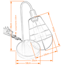 Ver imagem 2 de Abajur de Quarto Luminária Industrial Aramado Lampshape Cobr
