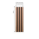 Ver imagem 3 de Painel Ripado Externo de Madeira Ecológica 290cm X 21,90cm Cada Barra Equivale a 0,63m² Formaco Decor