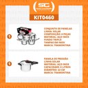 Ver imagem 2 de KIT - Jogo de Panelas Solar 6pçs inox + Panela de Pressão 6L Solar - Tramontina