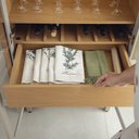 Ver imagem 6 de Cristaleira 2 Portas 1 Gaveta e Led Allure Linea Brasil