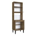 Ver imagem 4 de Paneleiro Forno Duplo 3 Portas Light Marrom/Itauba