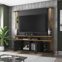Ver imagem 5 de Estante Home York com LED e Prateleiras de Vidro Tradicional Moderno Móveis Bechara