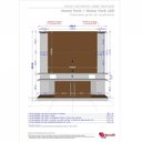 Ver imagem 4 de Estante Home York com LED e Prateleiras de Vidro Tradicional Moderno Móveis Bechara