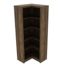 Ver imagem 3 de Estante de Canto Para Escritório E Home Office 4 Prateleiras Brandon 171x68cm T01 Nogal - Lyam