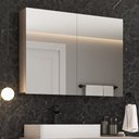 Ver imagem 1 de Espelheira para Banheiro 2 Portas 3 Prateleiras