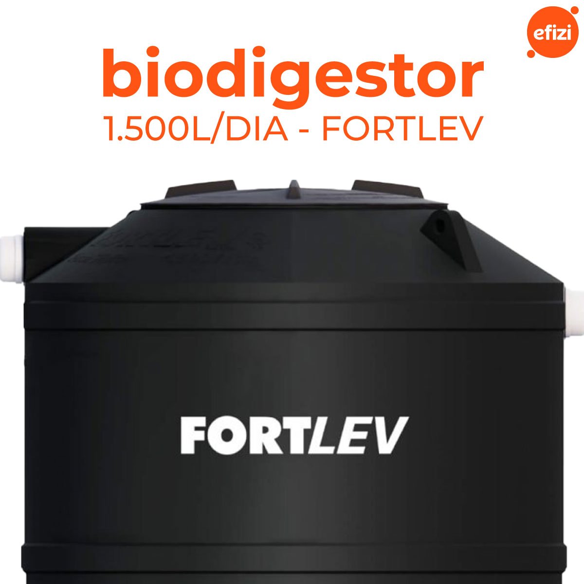 Fossa Séptica Biodigestor 1.500l/dia Fortlev - 2