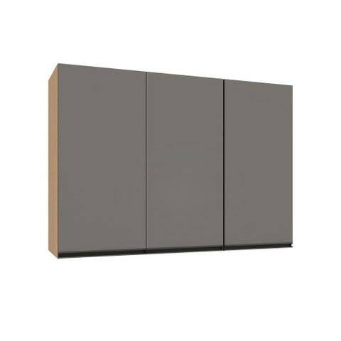 Armário Aéreo 120cm 3 Portas Essenza Luciane Móveis