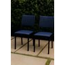 Kit 2 Cadeiras Área Externa Corda Náutica Azul - Brisa - Solare Móveis - 1