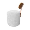 Ver imagem 4 de Poltrona Puff Júlia Conforto/moderno para Sala e Recepção - Branco