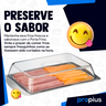 Porta Frios Duplo Congelado De Geladeira Alimentos Cozinha Bandeja Empilhável Forma - 2