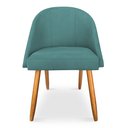 Ver imagem 3 de Cadeira de Jantar Bela Suede Pés Palito Castanho Pallazio