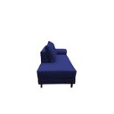 Ver imagem 2 de Divã Recamier Berlim 1,80Cm Lado Direito Veludo Azul Marinho