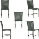 Ver imagem 2 de Mesa Ascoli 120 Cm com 6 Cadeiras Cannes de Alumínio Trama Verde