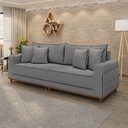 Ver imagem 1 de Sofá para Sala de Estar Living 05 Lugares 236cm Montes Claros