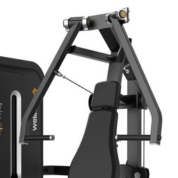 Supino Reto Maquina New Classic Profissional Preto Wellness - Em343 Em343 - 2