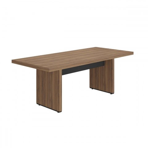 Mesa para Escritório Tamburato Nogal/preto 6366 - Artany Móveis