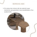 Ver imagem 5 de Mesa para Escritório Tamburato Nogal/preto 6366 - Artany Móveis