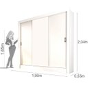Ver imagem 4 de Guarda-Roupa Casal 3 Portas Gran Espresso Móveis