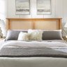 Cabeceira de Cama Madeira e Rattan - 4