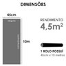 Papel de Parede Adesivo Ripado Madeira 10m X 45cm 3d Preto - 3